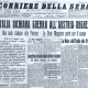 Prima pagina del corriere della sera - Lunedì 24 maggio 1915