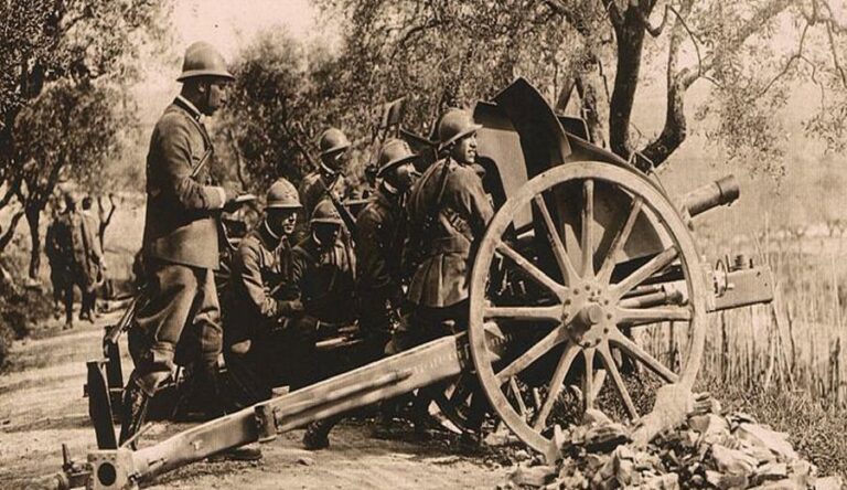 artiglieria italiana della prima guerra mondiale